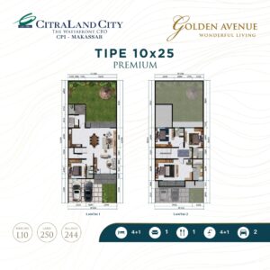 Golden Avenue - 10x25 (denah)